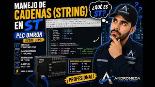 Manejo de Cadenas (STRING) en ST | PLC Omron CX-Programmer desde CERO