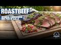 Saftiges Roastbeef vom Grill mit Chimichurri &amp; Pico de Gallo | einfach, frisch &amp; richtig lecker!