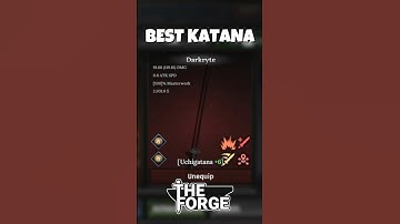 THE BEST KATANA BUILD IN THE FORGE!  #theforge #forge #roblox #fisch