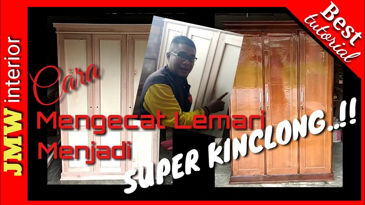 Cara Mengecat Lemari jadi SUPER KINCLONG How to paint a 