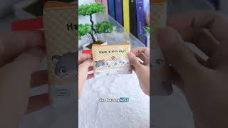 Kucing Cute Cat Meow Kitty Dompet Mini Wallet Panjang Case Tas Selempang Pouch Cover Passport Sling