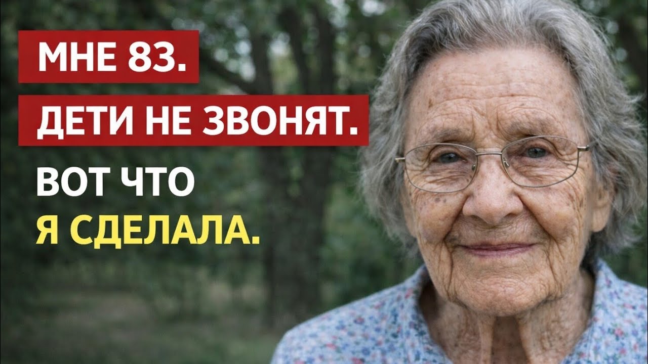 Мне 83. Если дети не звонят — сделайте вот это