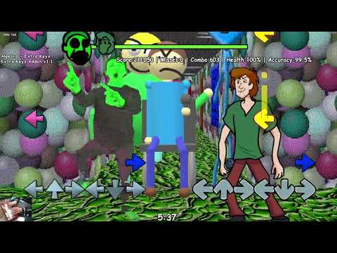 [FNF]ALGEBRA BUT SHAGGY SING IT CLEAR!!! (DAVE AND BAMBI GOLDEN APPLE EXTRA KEY)