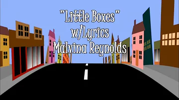 Little Boxes "Weeds Theme" (Lyrics On Screen) Malvina Reynolds