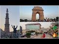 India Gate + Qutub Minar + The Biggest Mall In Delhi 🔥 - DELHI STUFF !!