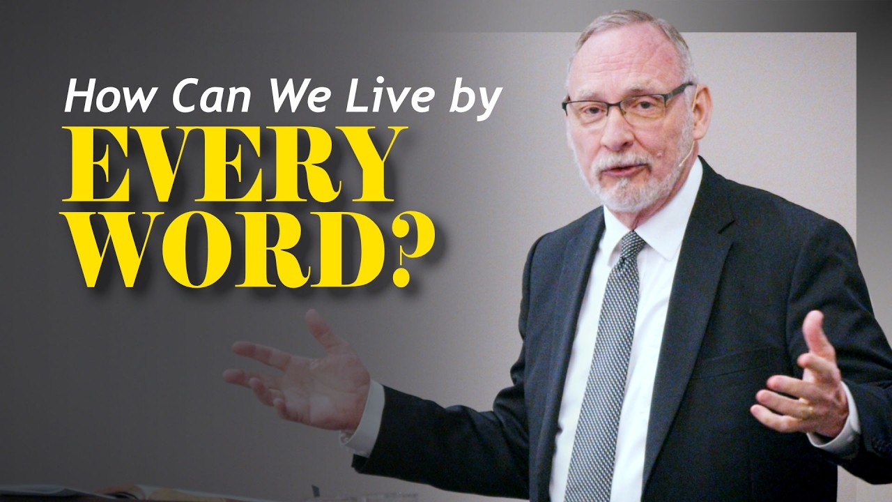 Video thumbnail for How Can We Live By Every Word?