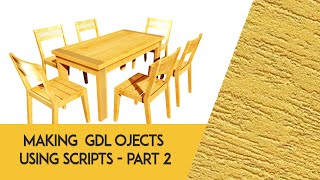 Making ArchiCAD Objects Using GDL Scripting -  Part 2  ||  Making Desk Drawers