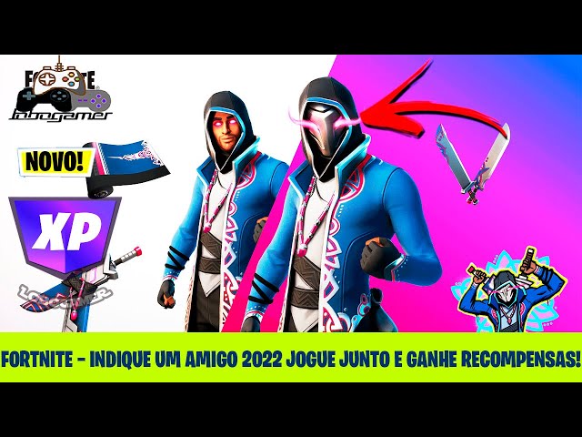 Fortnite Brasil on X: Jogue com seus amigos e ganhe recompensas