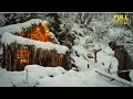 6 DAY Full Video Building a natural living shelter with a fireplace | Daily Natural Shelter