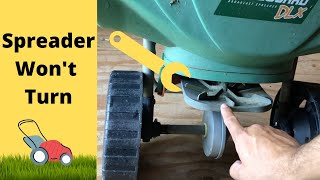 How To Fix A Spreader That Won't Turn - Scotts Edgeguard Spreader Repair