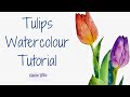 New Sketchbook Challenge - Watercolour Tulips - To Get You Started!