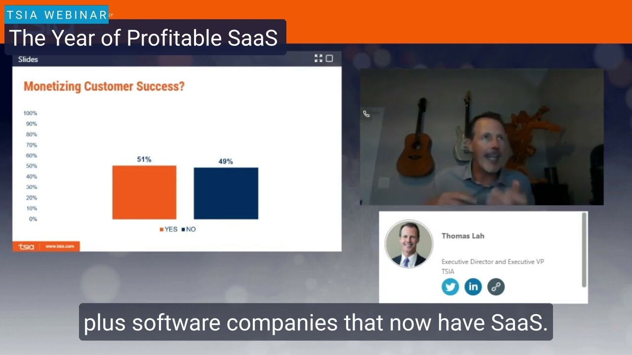 The Year of Profitable SaaS - Monetizing Services