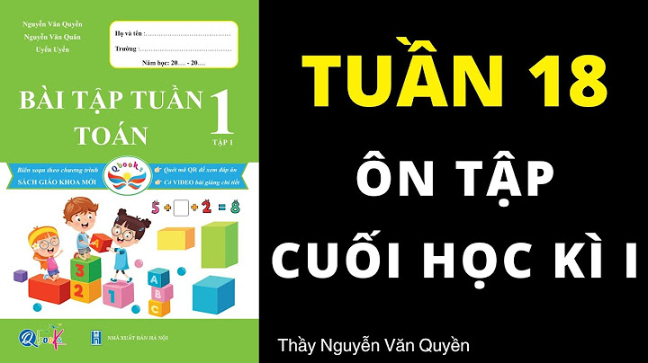 Bài tập luyện tập cuối tuần toán lớp 1 năm 2024