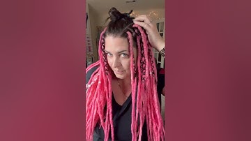 How To Self Install Double Ended Dreadlocks - Part Two - The Top Half