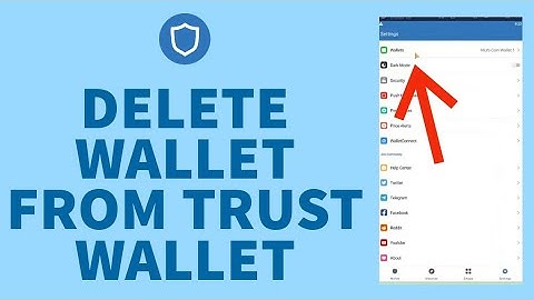 How to Delete Wallet From Trust Wallet | Remove Trust Waller(2022)