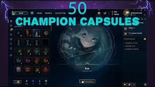 50 Champion + 6 Glorious Champion in League of Legends YouTube