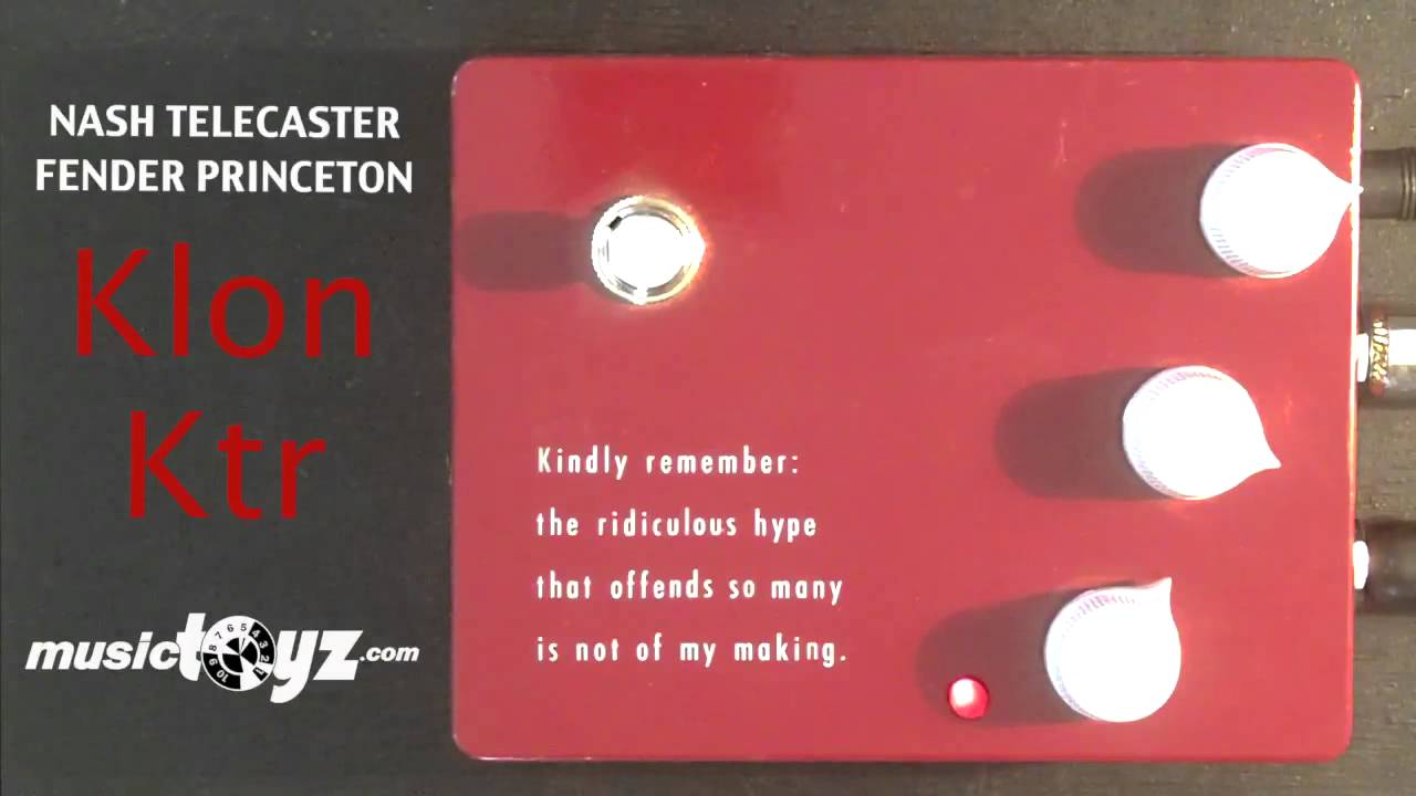 The Official Klon Ktr Professional Overdrive Pedal