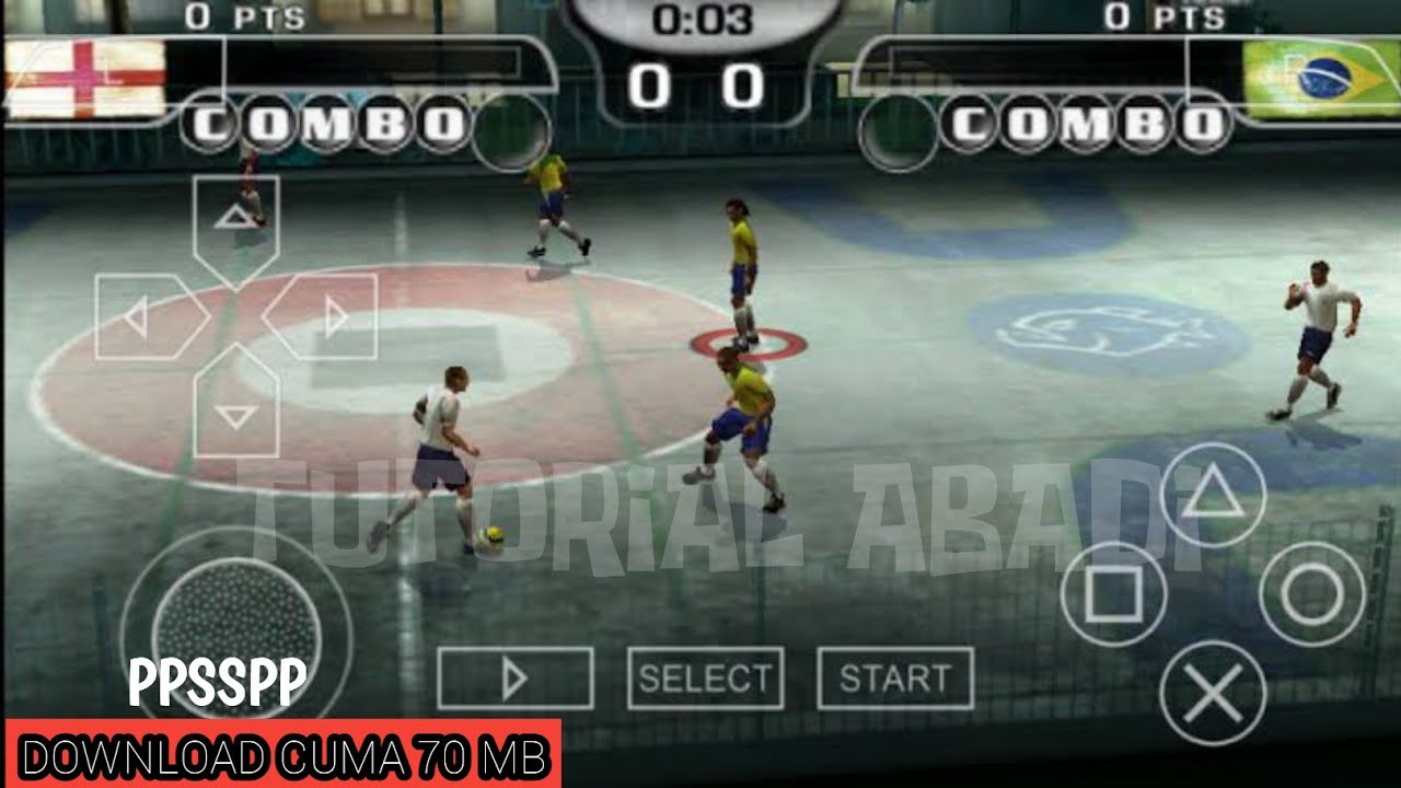 CARA PASANG GAME FIFA STREET 2 (UKURAN KECIL) - PPSSPP ANDROID