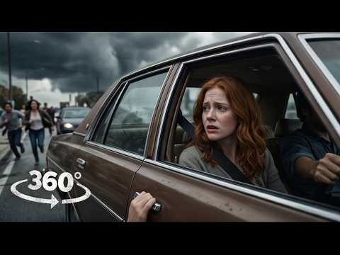 VR 360 Escaping a Tornado, Sinking Car, and Helicopter Crash!