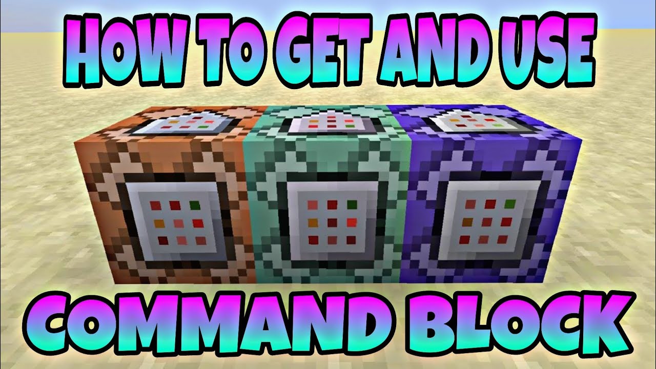 HOW TO GET AND USE COMMAND BLOCK IN MINECRAFT| 100 % WORKING ...