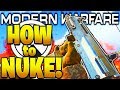 HOW TO GET A NUKE IN MODERN WARFARE TIPS AND TRICKS! COD MODERN WARFARE "TACTICAL NUKE" GAMEPLAY!