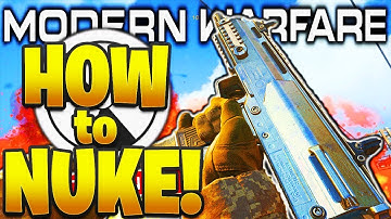 HOW TO GET A NUKE IN MODERN WARFARE TIPS AND TRICKS! COD MODERN WARFARE "TACTICAL NUKE" GAMEPLAY!