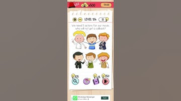 Brain Test Level 124 - We Need 5 Actors For Our Movie, Who Will Not Get A Callback