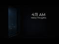 4:11 AM — Rain for the Silence Between Heavy Thoughts | Black Screen | 1H