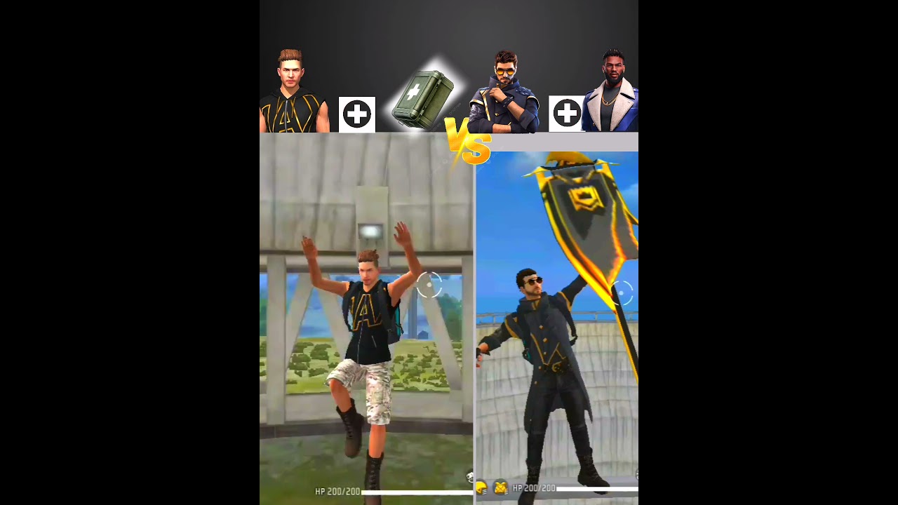 Adam+Medkit VS Alok+Ford HP Test Video 