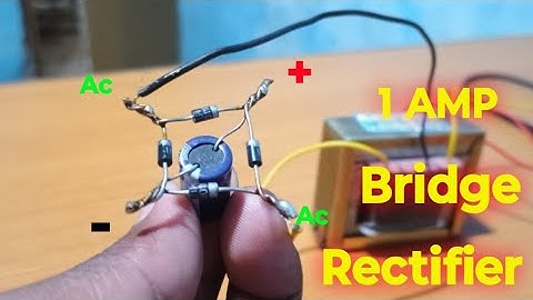 How to make a bridge rectifier / bridge rectifier kaise banaen | full wave rectifier | rectifier