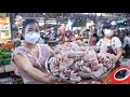 Market show, Buy some ingredient to make Banh hoy, Banh hoy recipe