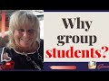Grouping students for an activity.