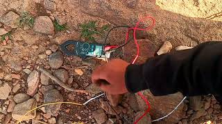 2HP kirloskar company ka agricultue motor ka voltage and Amp check....