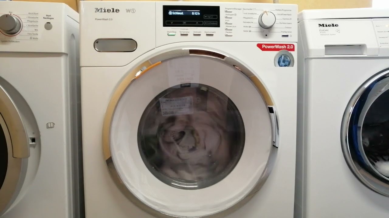 Miele WMF111 W1 Waschmaschine komplettes Endschleudern