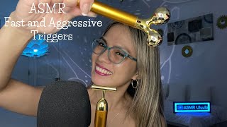 ASMR | Uh oh Fast and Aggressive Face massage and hand sounds