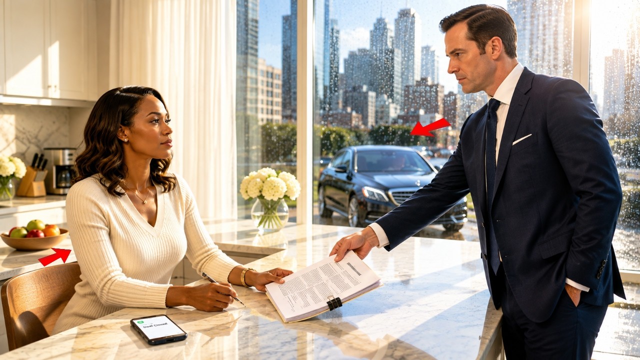 I sat at the kitchen table while my husband pushed divorce papers toward me and said, "I hope you find something that finally makes you feel successful." He had no idea that two hours earlier, I...