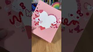 🌈❤️A6 Wide Binder Journal With Me - Red Hello Kitty Theme #shorts #journalwithme screenshot 5