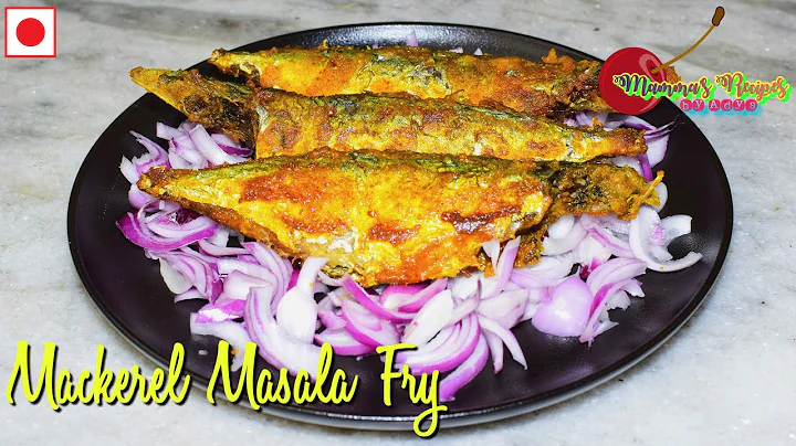 Masala Mackerel Fry / Crispy Bangda Fish Fry / Spicy Ayala Fish Fry / Mackerel Fish Recipe