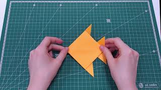 Origami Balık Yapımı-Origami Fish