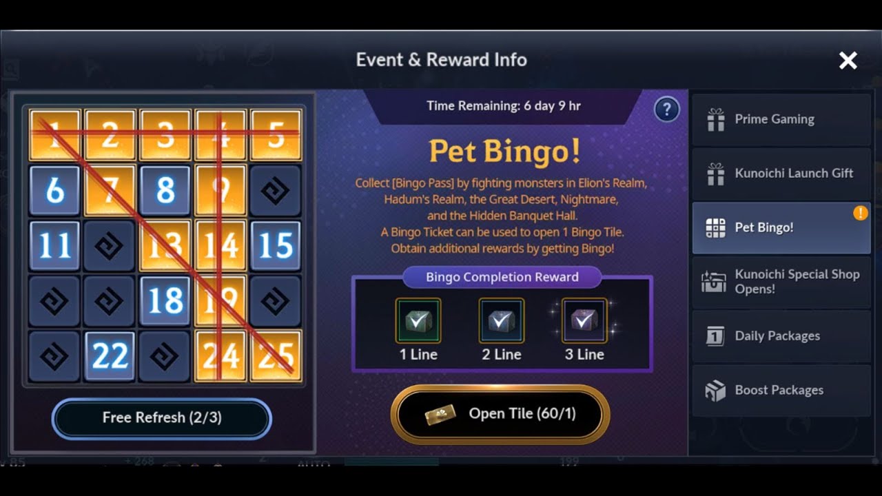 Pet Bingo