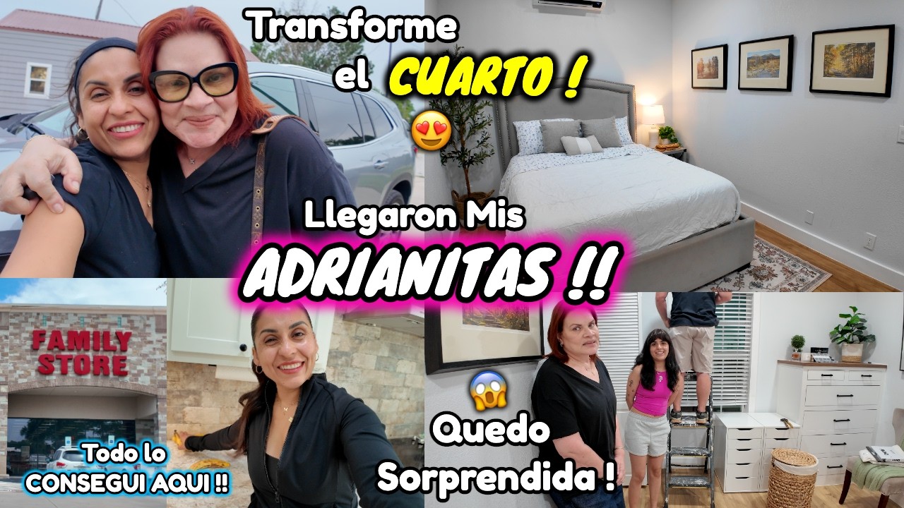 Llegaron Mis Adrianitas desde MEXICO🇲🇽😍 Transforme el Cuarto de REVISTA!!😱 Tesoros en La SEGUNDA🖼️💰