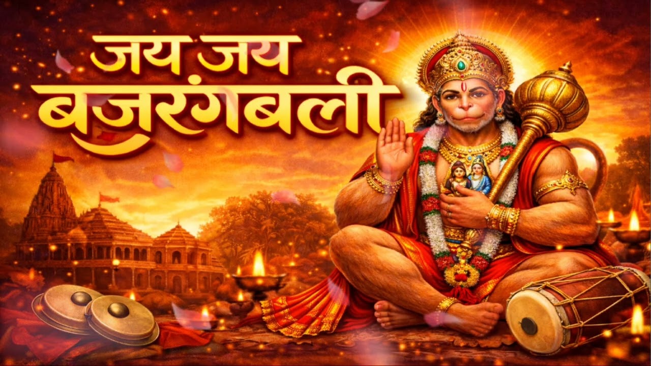 जय जय बजरंगबली | Powerful Hanuman Bhajan | Dholak Manjira | Bhajan Jagran