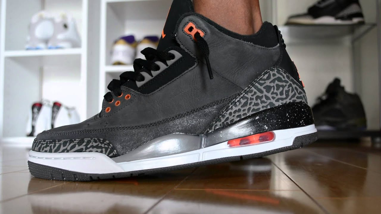 On Feet} Retro Air Jordan III 'FEAR 