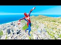 GTA 5 Spiderman Epic Jumps Compilation(GTA V Fails Funny Moments)
