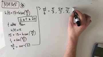 MM145 Maths Methods Fortify Study Guide - "Trig Application Question"