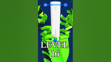 LEVEL 16 | stack ball 3d | perfect shot gameplay | mobile game short video #stackball #shorts