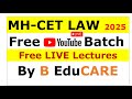 FREE LIVE Batch for MH #CET 2025 - #BBA #BCA #BMS #BBM by #beducare