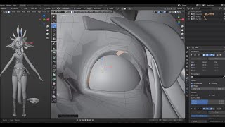 Blender  Neeko 3D modeling without sculpting  Timelapse