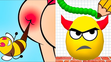 Help Me Tricky Puzzle Vs Draw To Smash - Satisfying Gameplay ( iOS Android Epi 26 ) Saif Gameplay TV