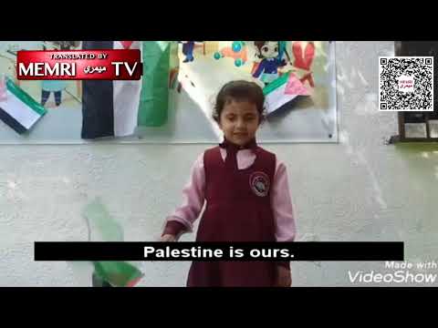 Children at Gaza Kindergarten Performance Marking 104th Anniversary of the Balfour Declaration